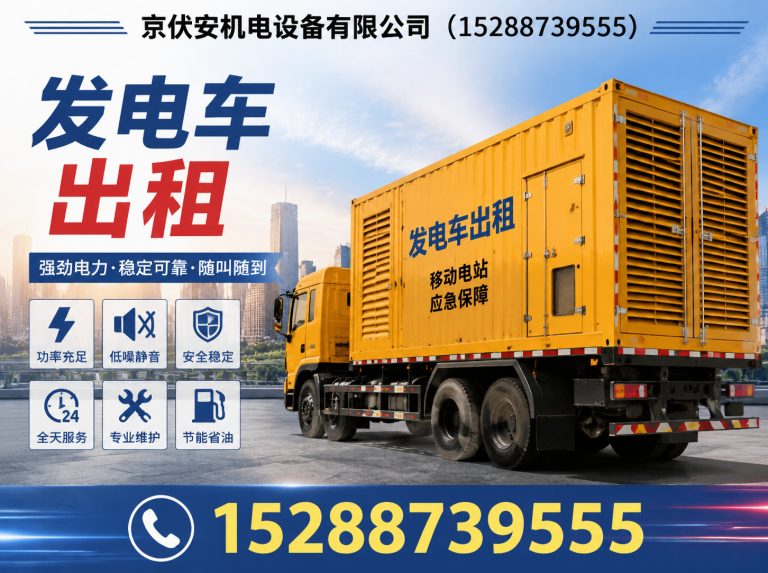 宿州发电车出租展示图